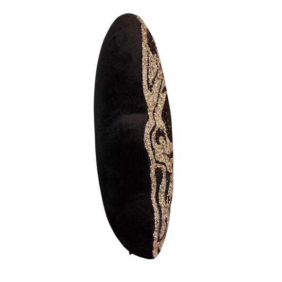 Sparkles Home - NEW Home Decorative Silver and Black Gothic Skull Pillow - Picture 3 of 6